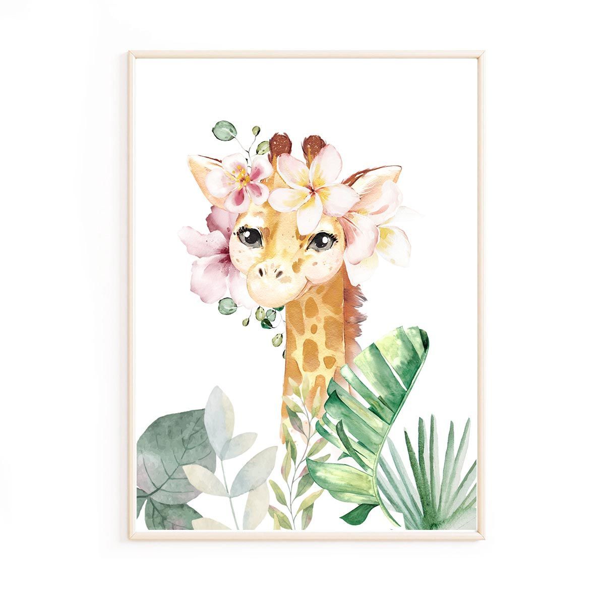 affiche-girafe-bébé