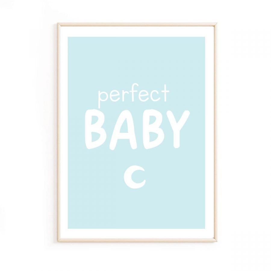 affiche perfect-baby bleu