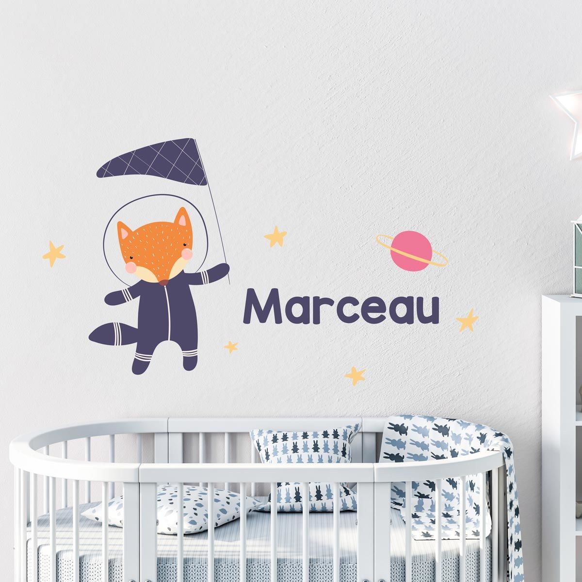 Sticker mural disant chambre de bébé cadeau naissance 2337 -  France