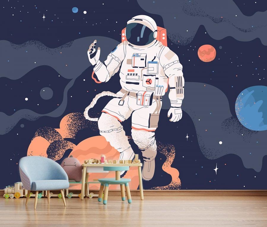 papier peint astronaute