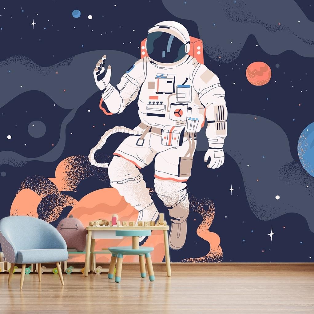 papier peint astronaute enfant 2