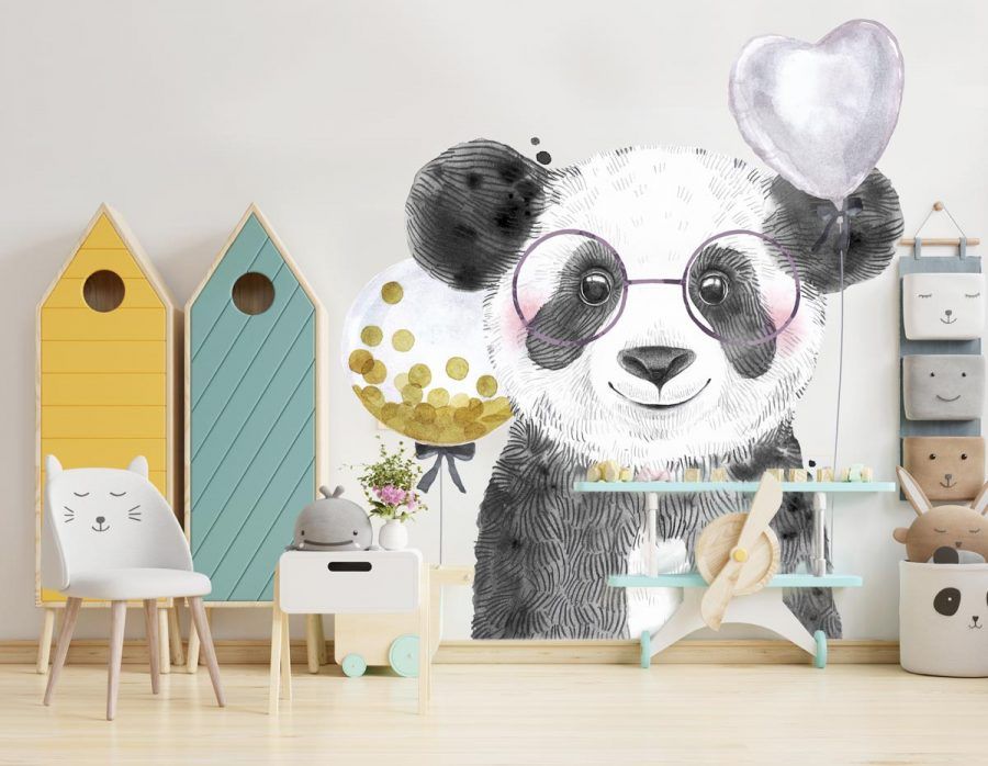 papier-peint-panda-enfant
