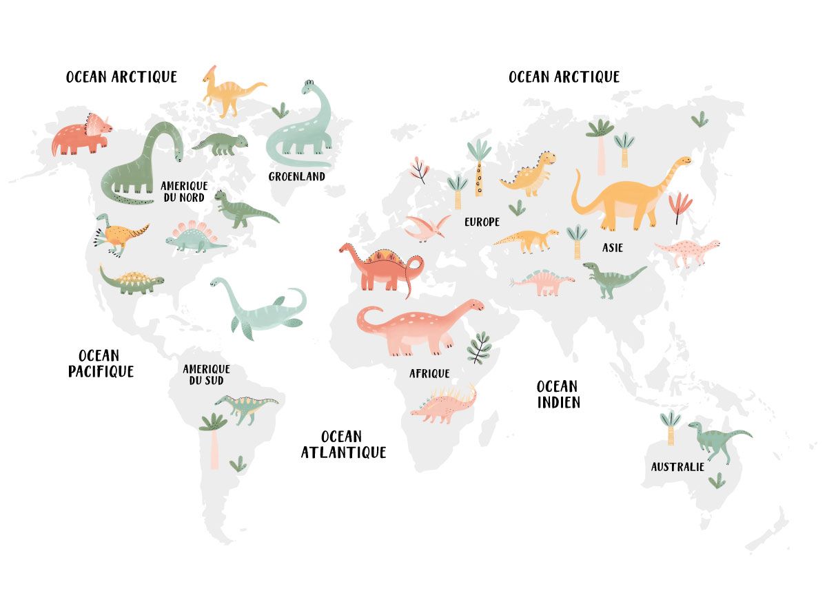 carte-du-monde-dinosaures