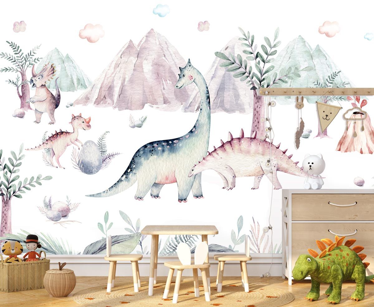 papier-peint-dinosaures-bébé
