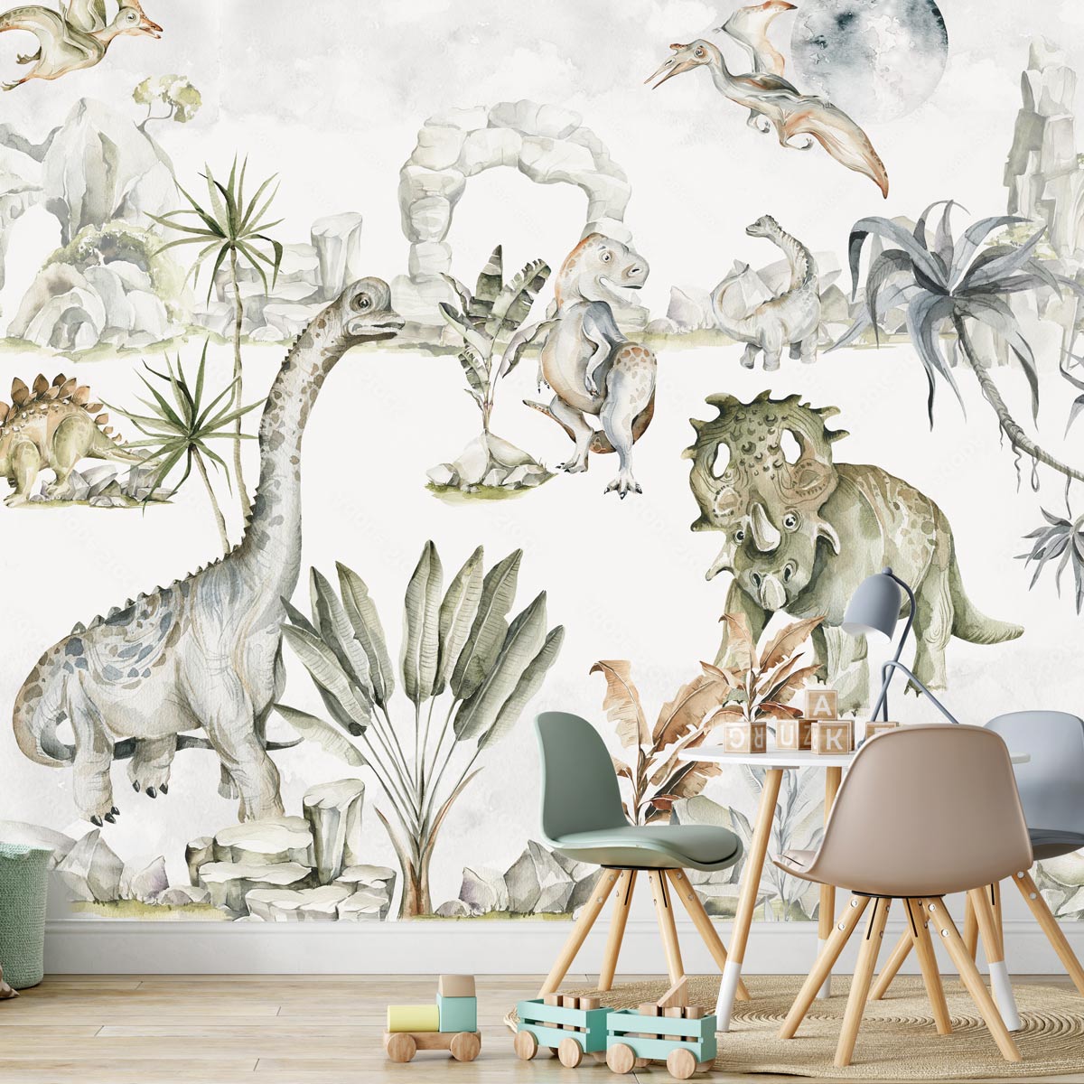 papier-peint-panoramique-dinosaure-chambre-enfant