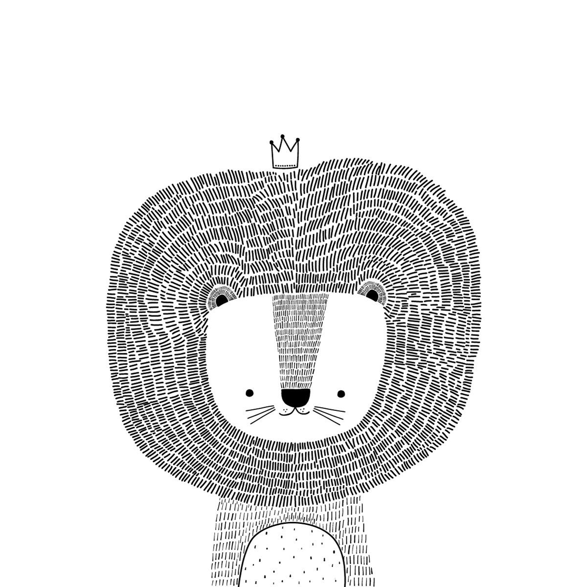 papier-peint-roi-lion