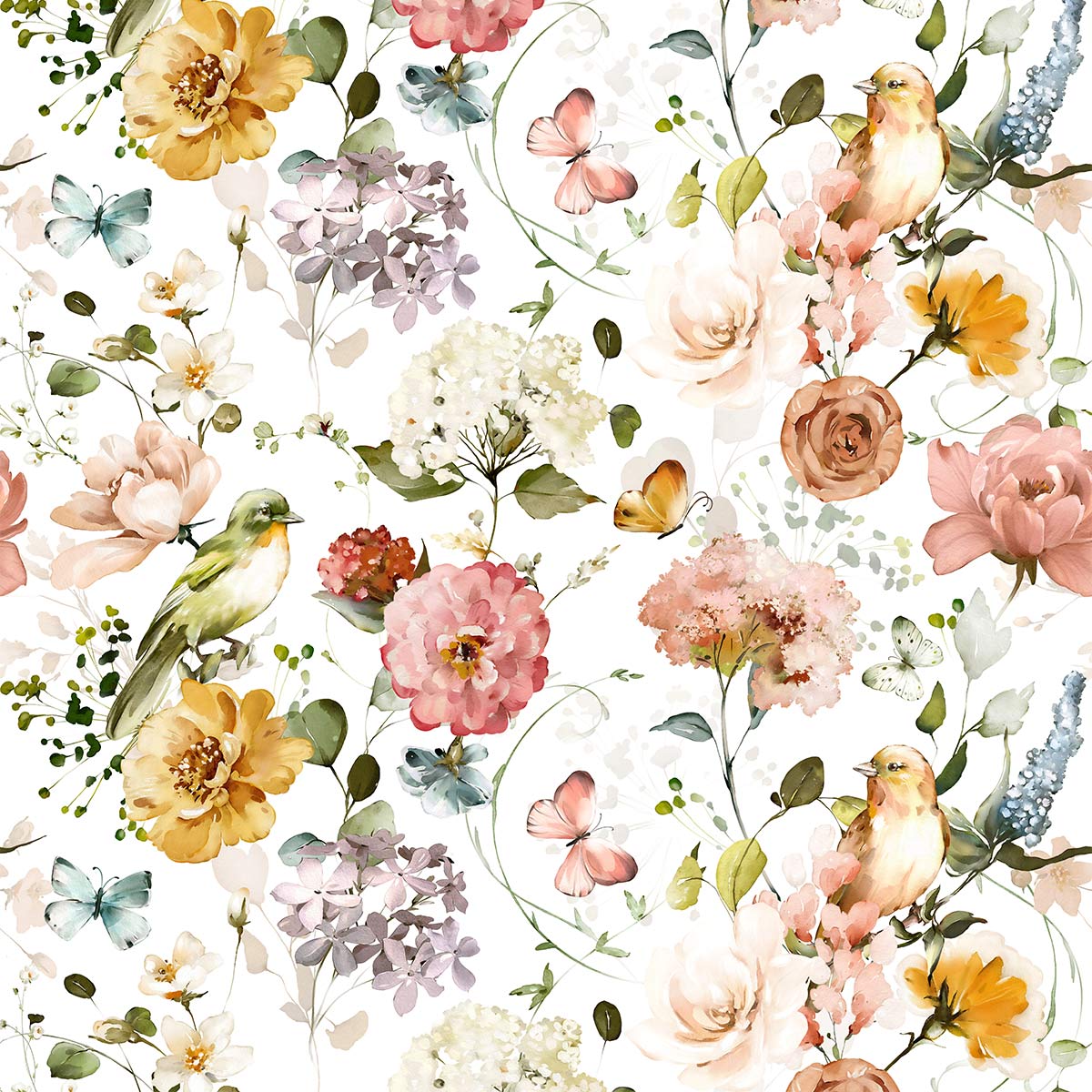 papier-peint-floral-vintage