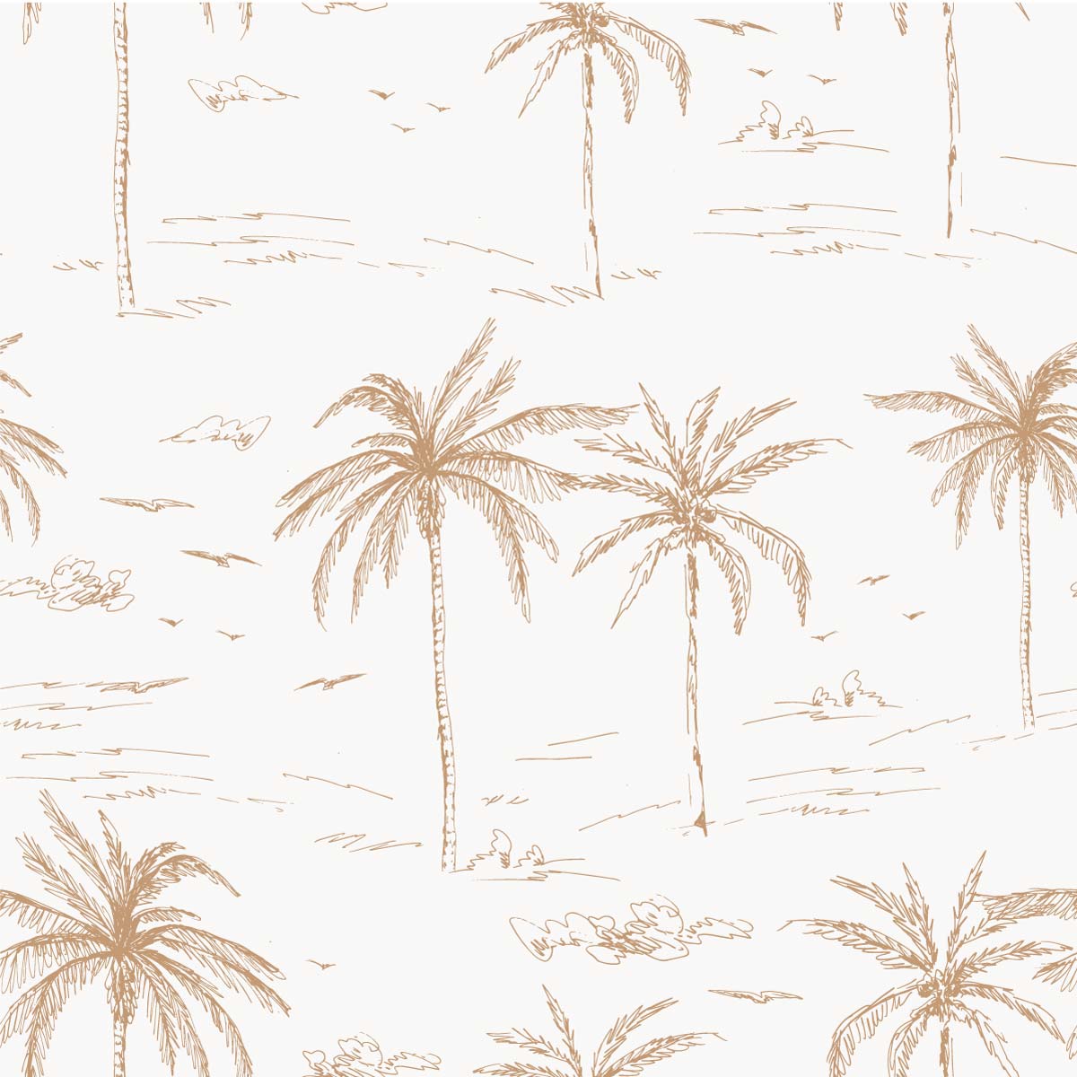 tapisserie feuille-de-palmier