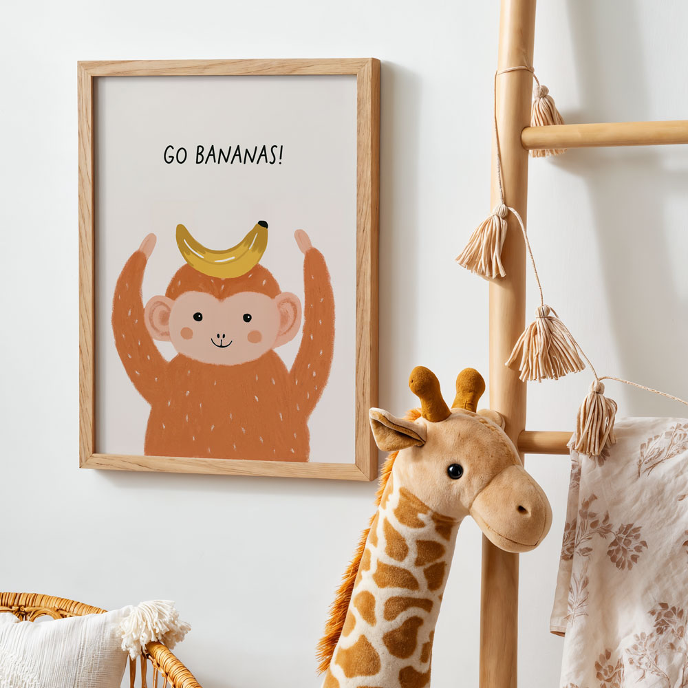 Affiche-singe jungle enfant