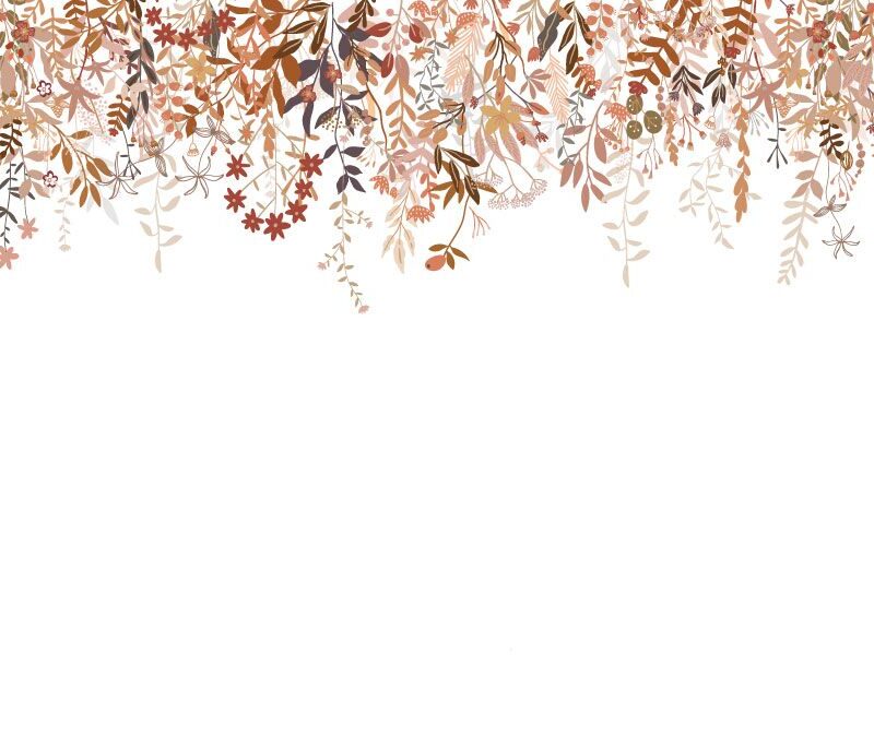 Papier peint fleurs tombantes enfant – Image 6