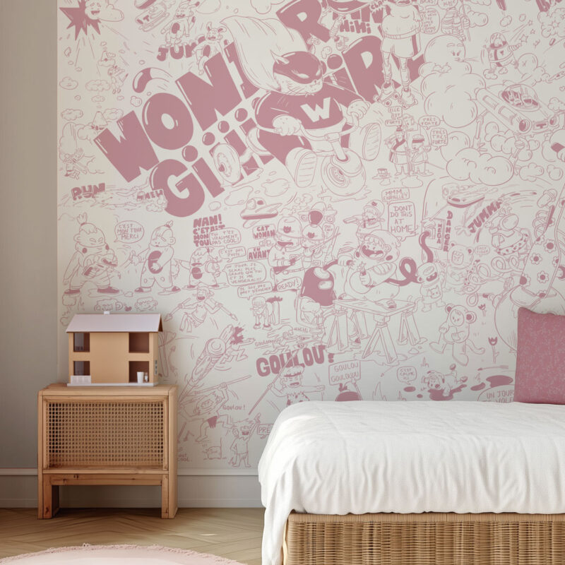 papier peint panoramique comics