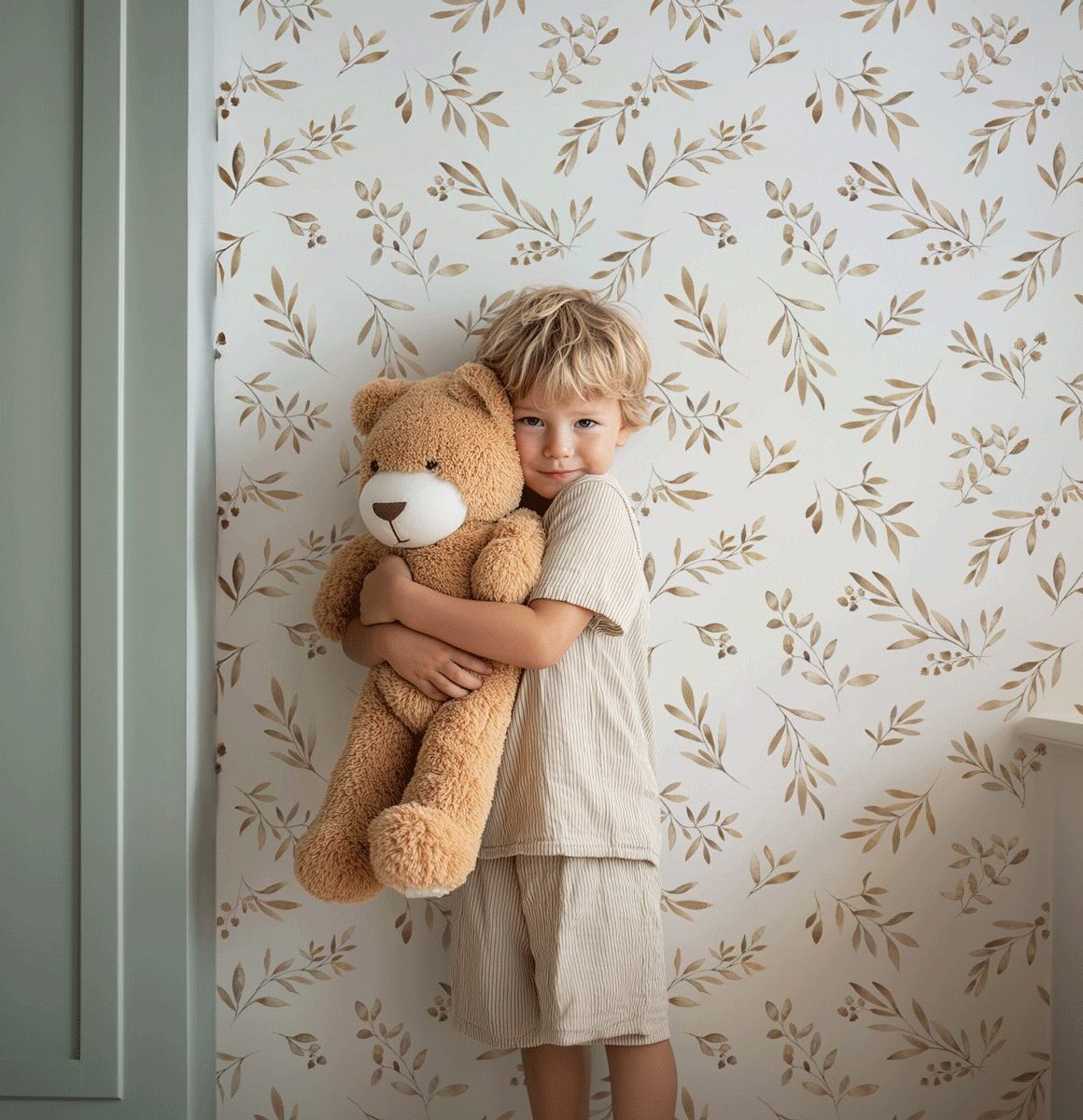 papier peint feuillage automne