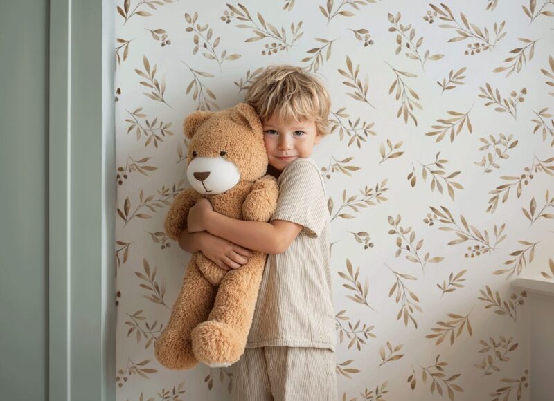 papier peint feuillage automne