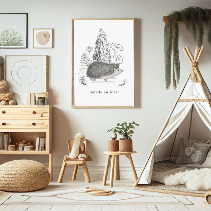 affiche-enfant-foret