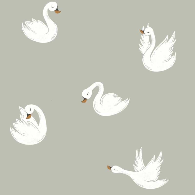Papier peint Cygne pour enfant – Image 6