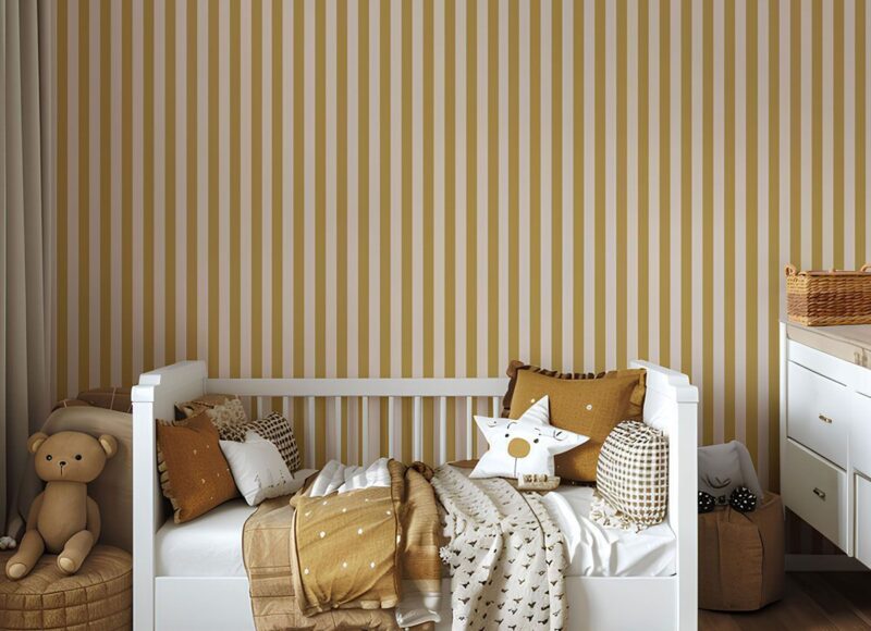 Papier peint Rayures Fines