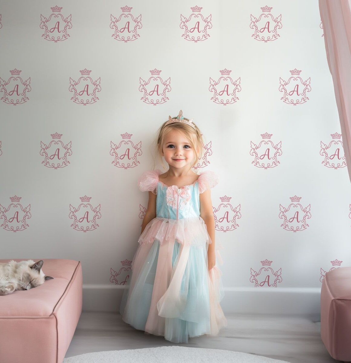 Papier peint blason de princesse