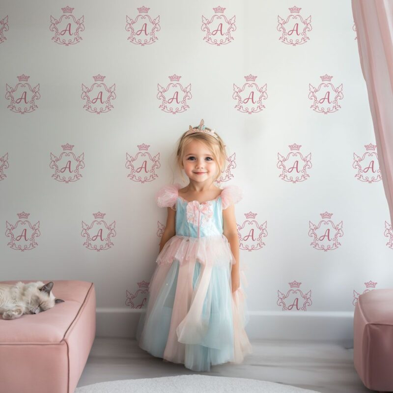 Papier peint blason de princesse