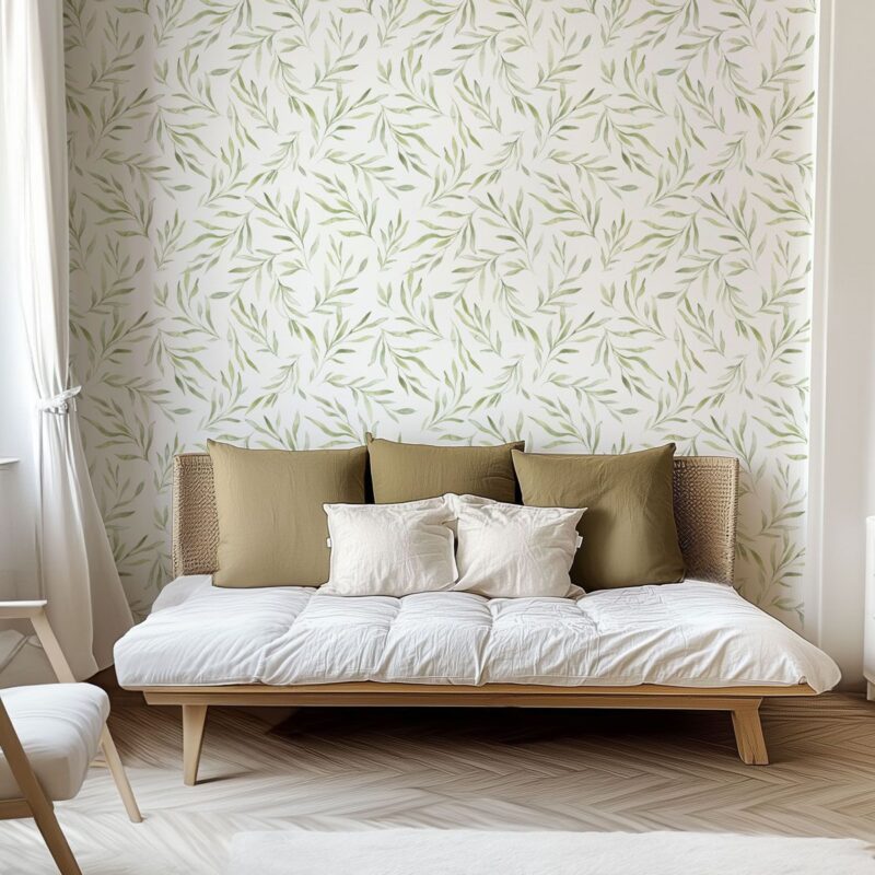 Papier peint chambre enfant nature