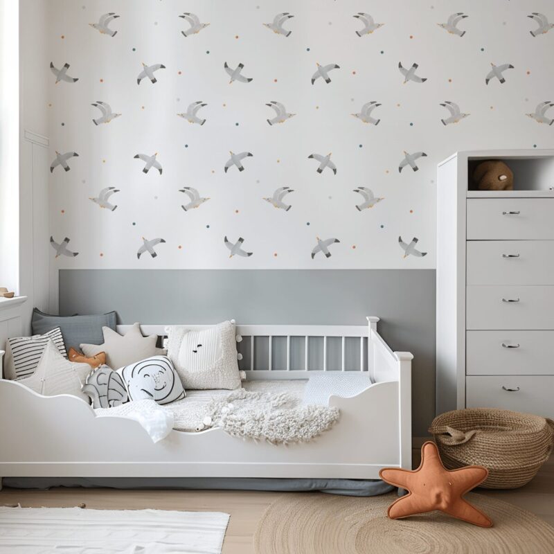 Papier peint mouette