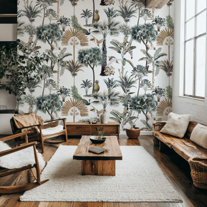 Papier-peint-palmier