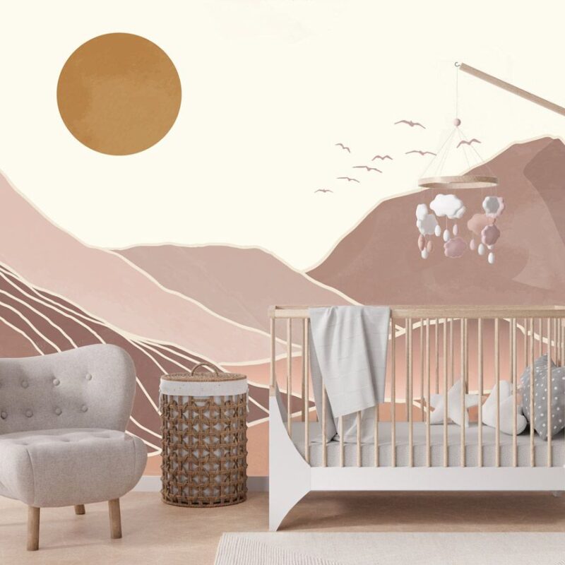 Papier-peint-rose-fille