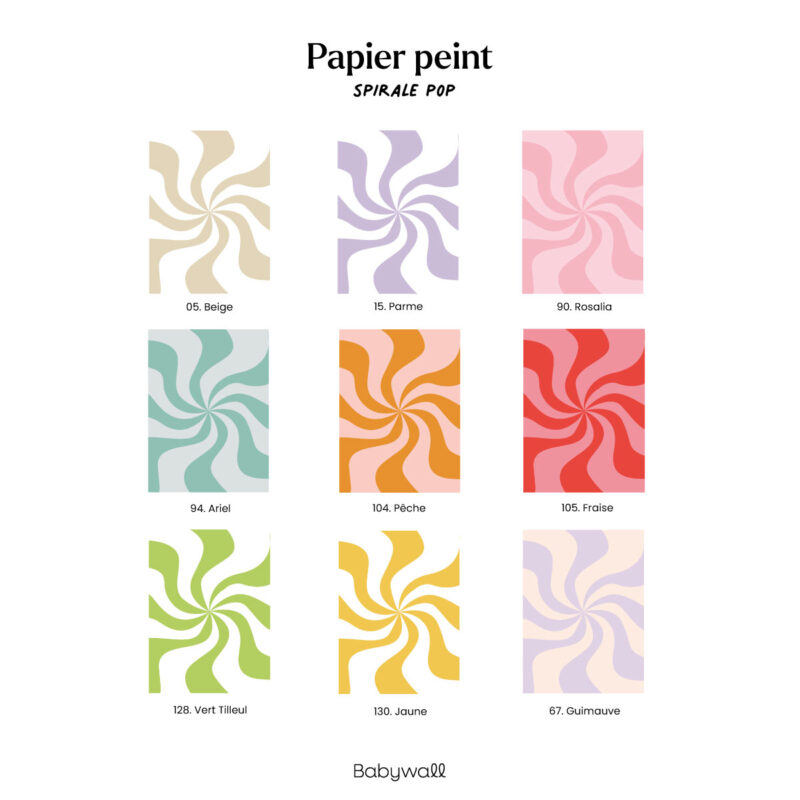 Papier-peint_Spirale Pop_Nuancier-FR