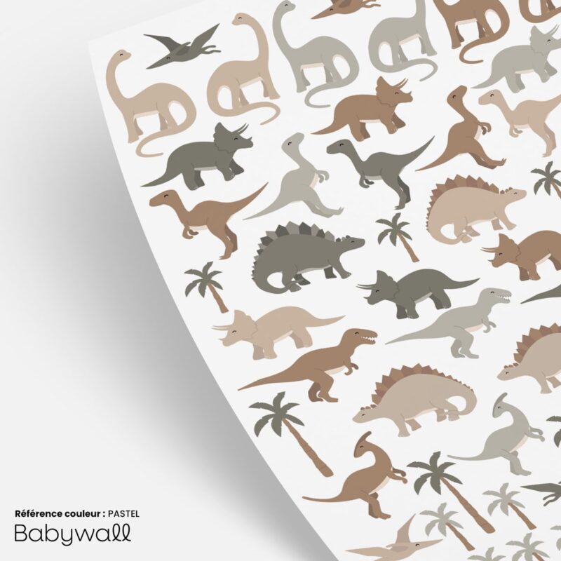 Planche-de-sticker-dinosaures-pour-bébé-Pastel