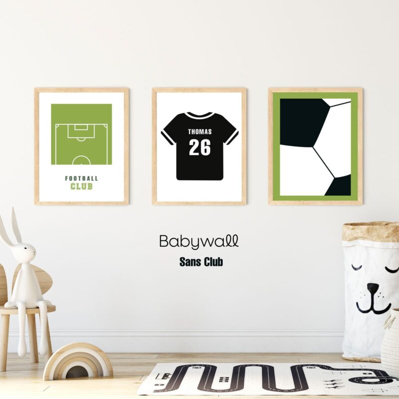 affiche football enfant