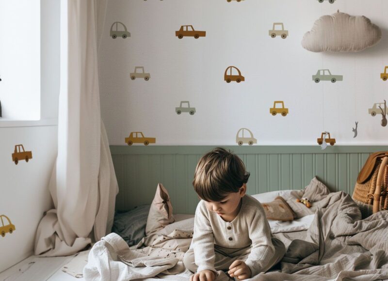 Sticker-petite-voiture - Sable doré