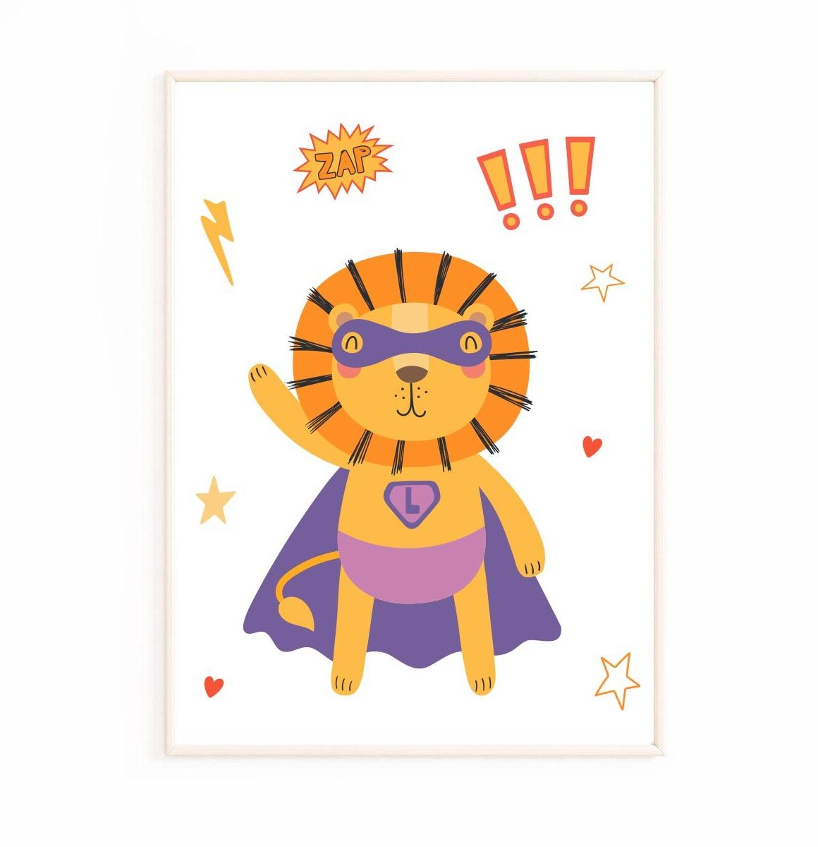 affiche-animaux-super-héro-enfant