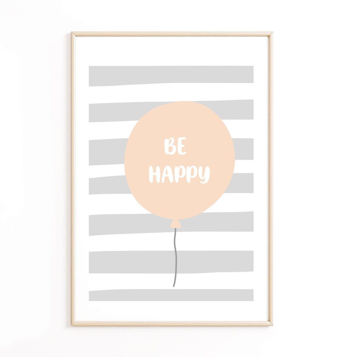 affiche-be-happy-rose