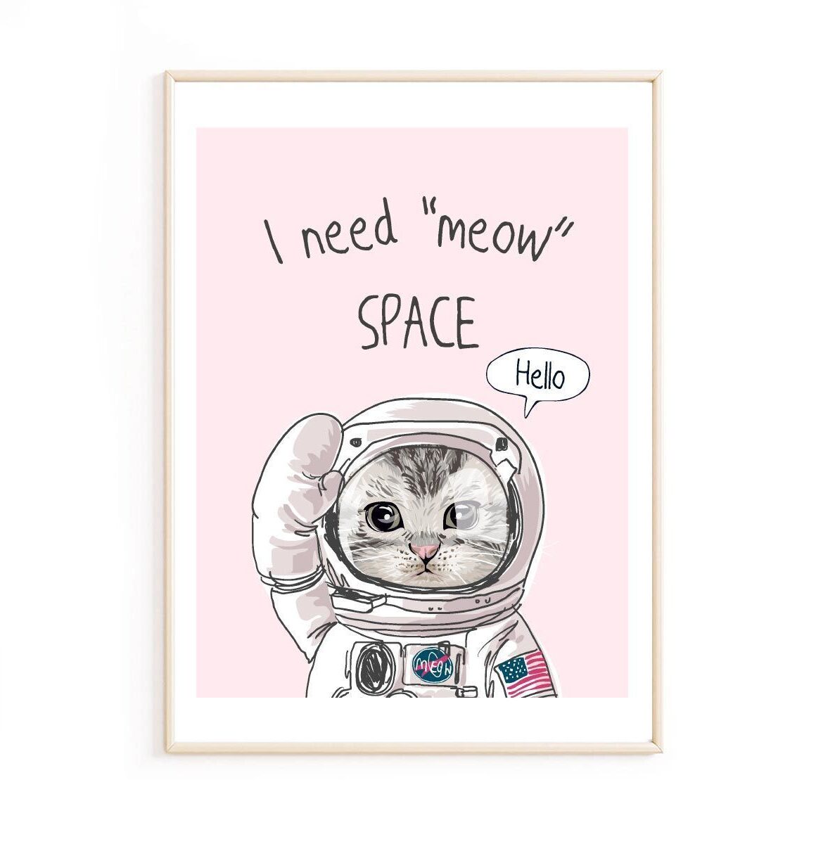 affiche-chat-astronaute