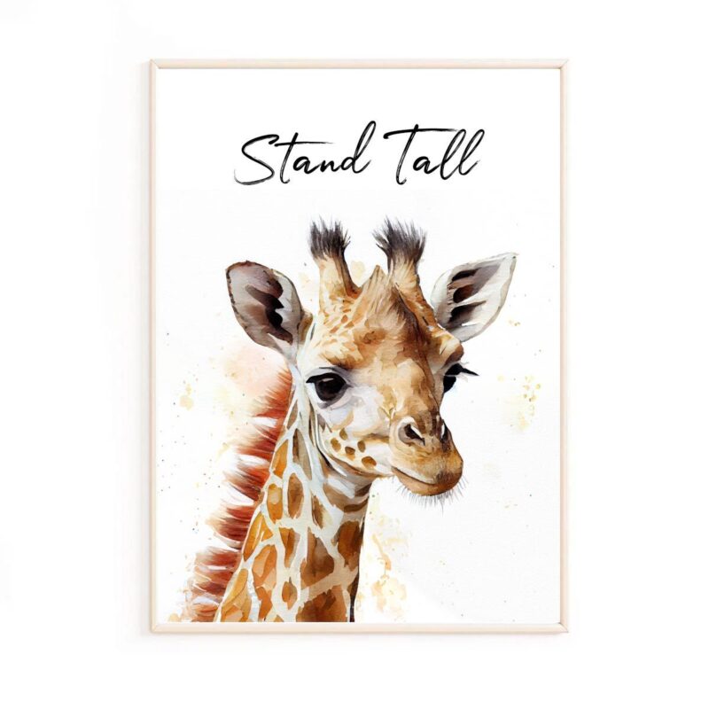 affiche-girafe-enfant