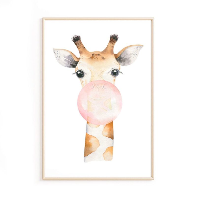 affiche-girafe-enfant
