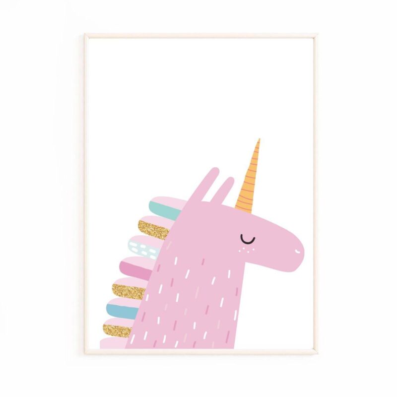 affiche-licorne-fille