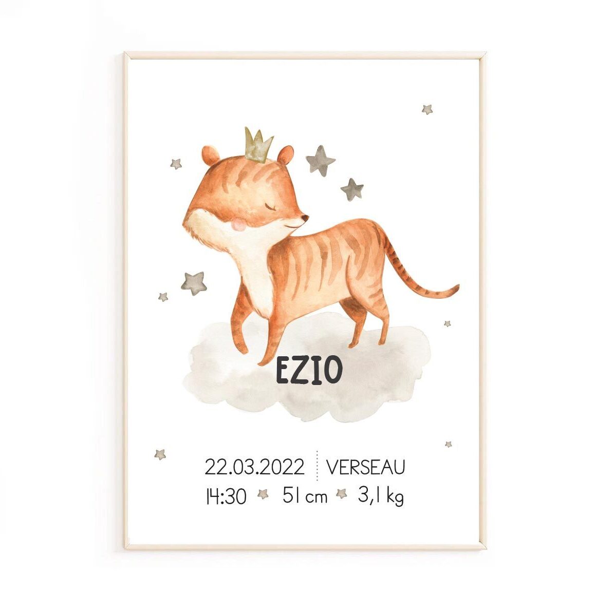 affiche-personnalisée-renard