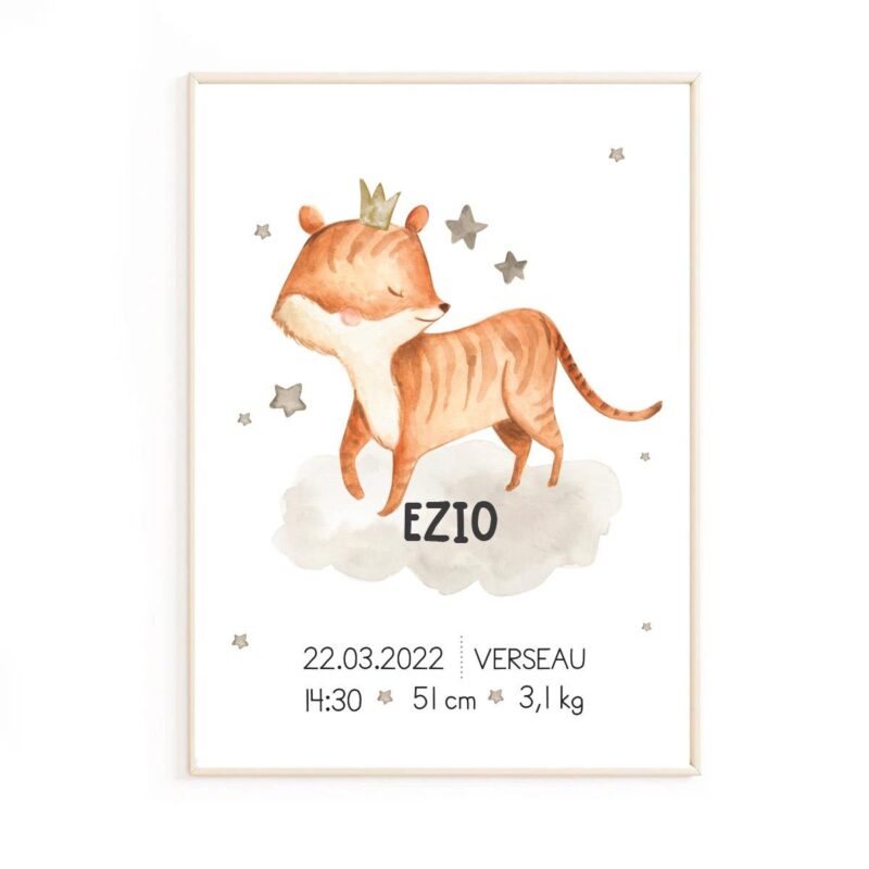 affiche-personnalisée-renard