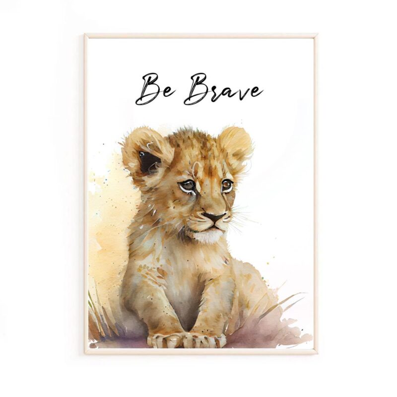 affiche-safari-be-brave