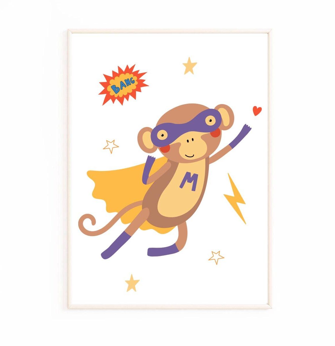 affiche-singe-super-hero