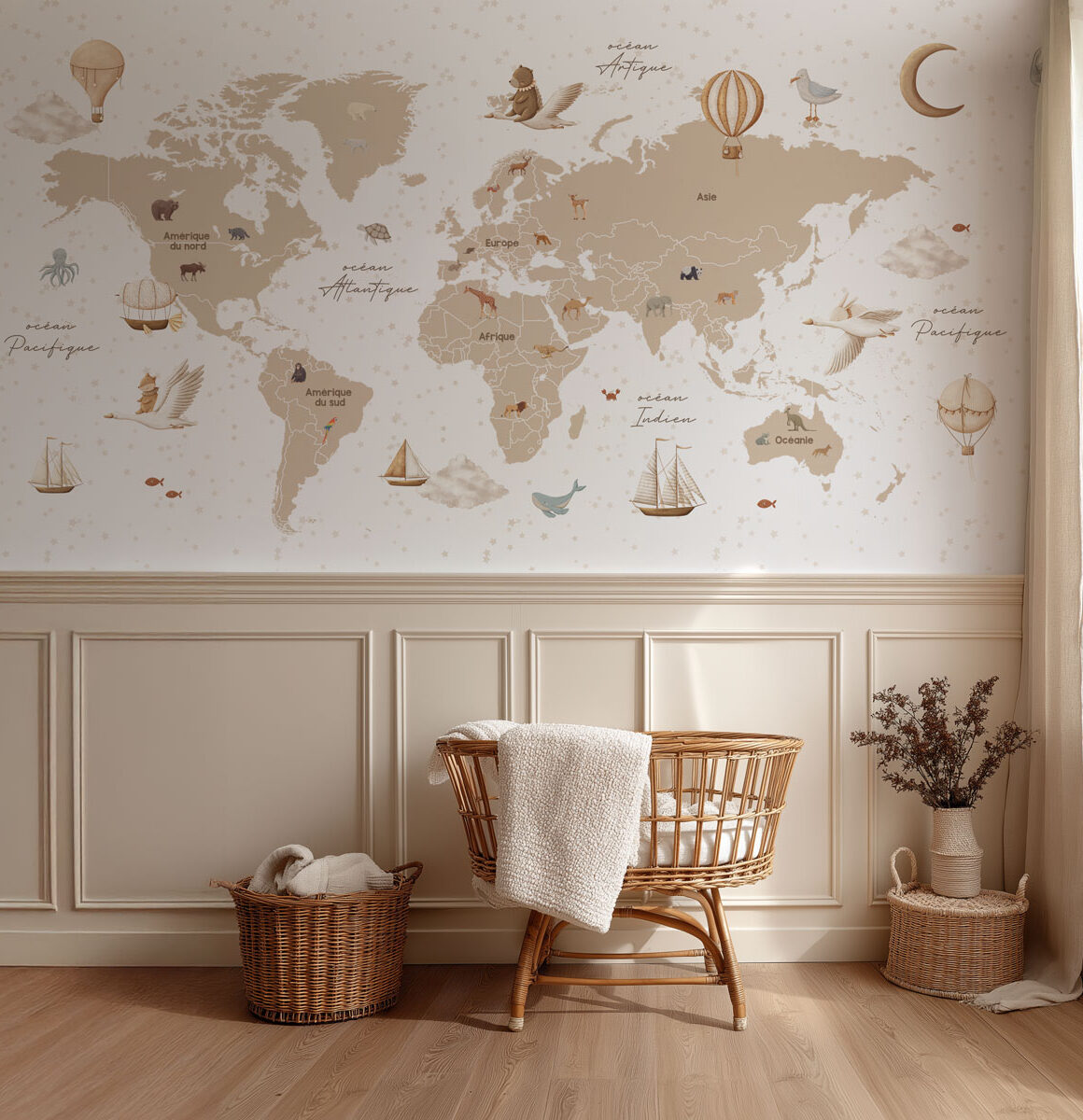 chambre-bébé-beige-soubassement