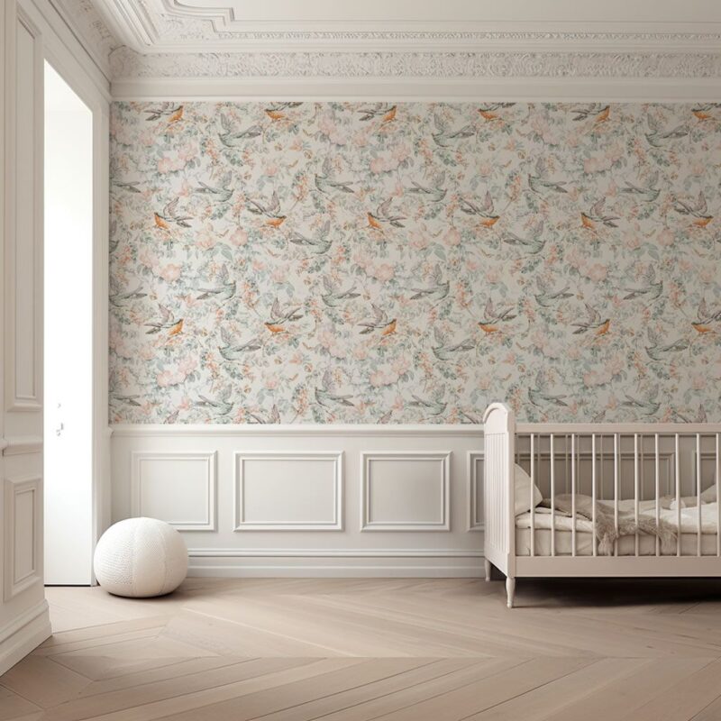 papier-peint-fleurs-pastel