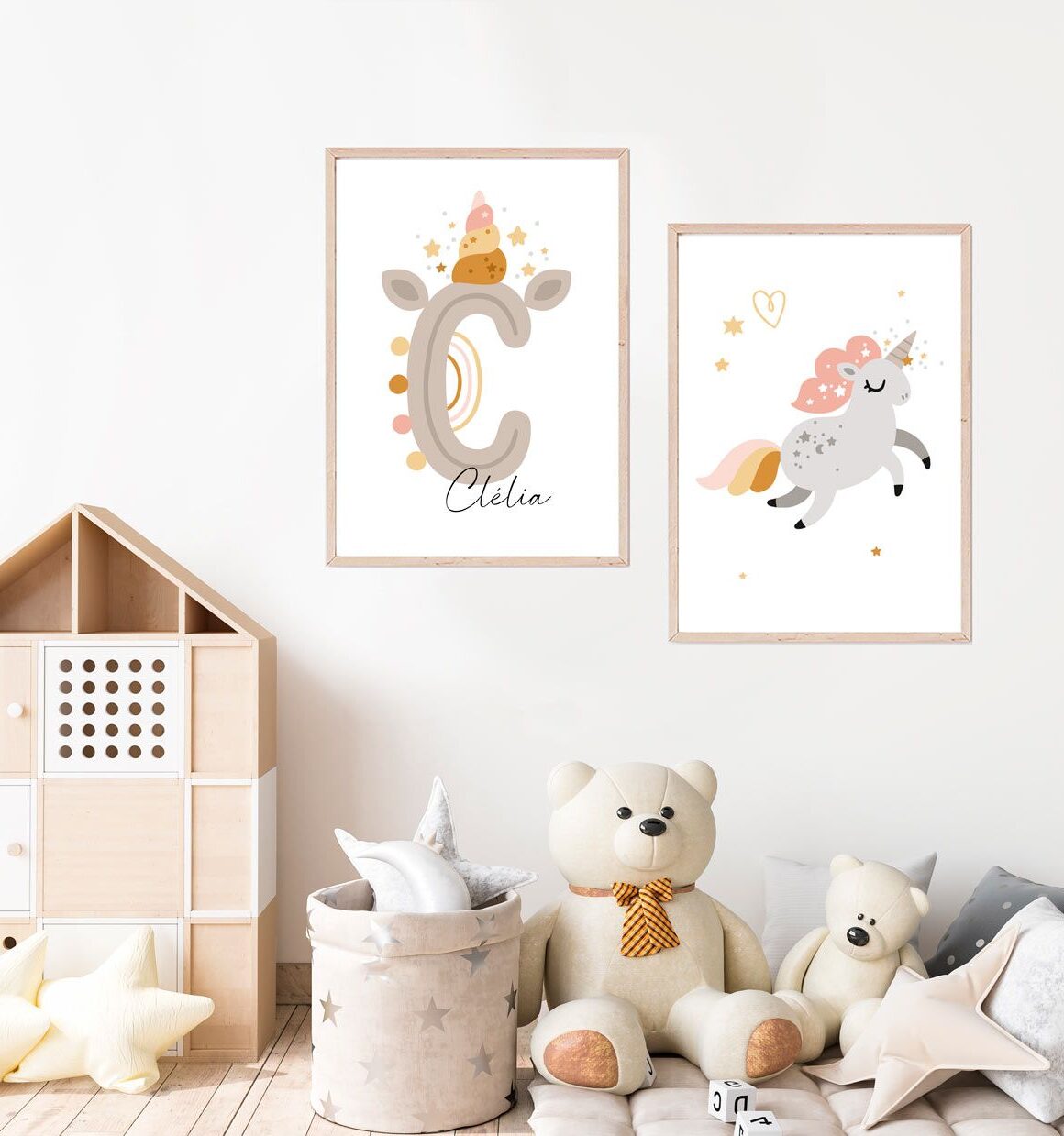 lot-de-2-affiche-licorne-pour-enfant