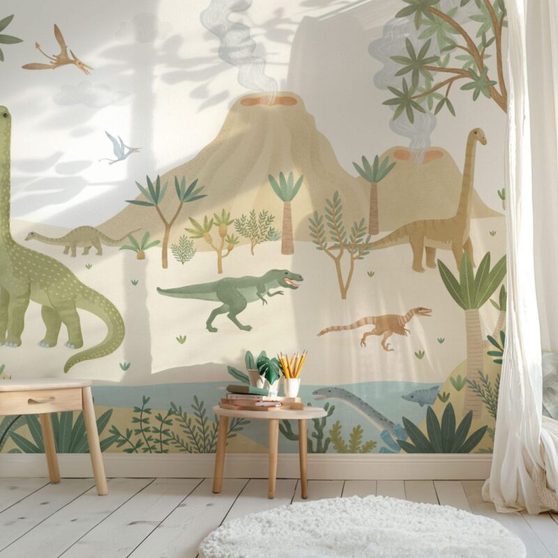 Papier peint Île des dinosaures – Image 2