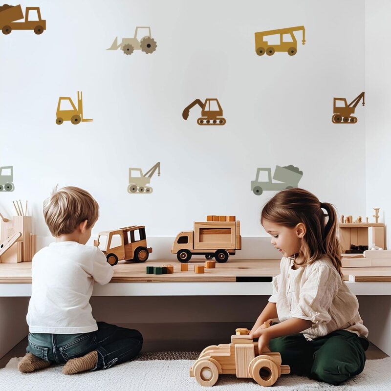 sticker camion chantier