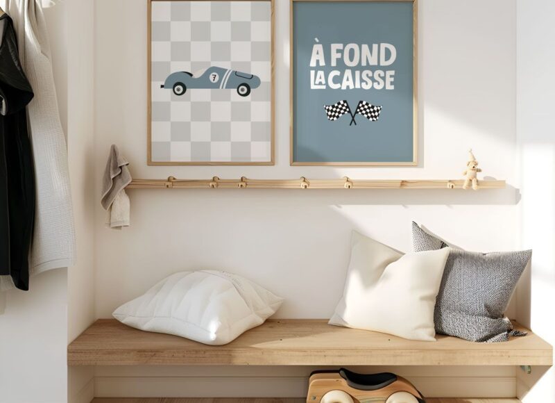 affiche voiture retro