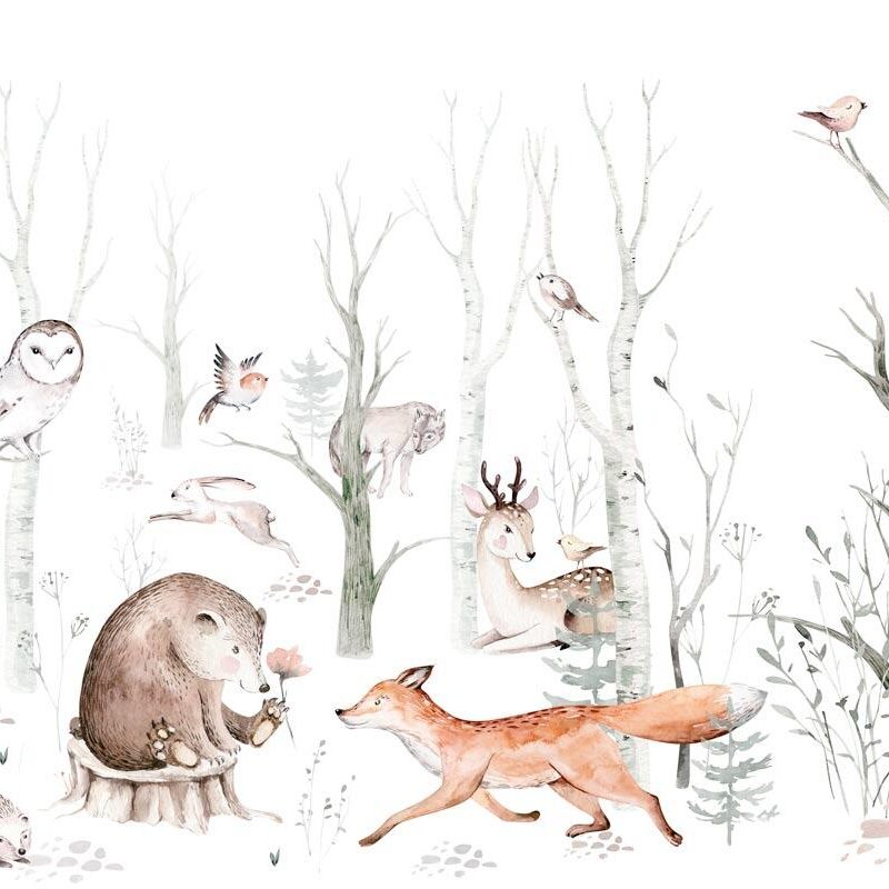 motif-papier-peint-foret