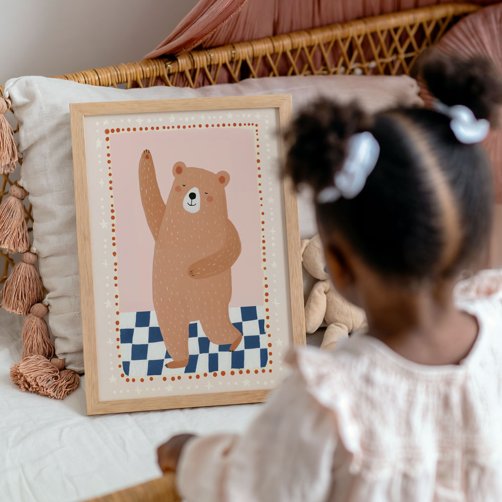 affiche ours enfant