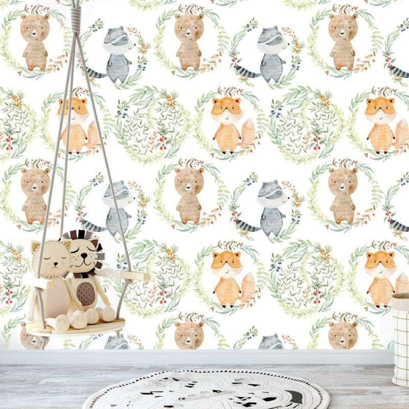 papier-peint-animaux-laurier