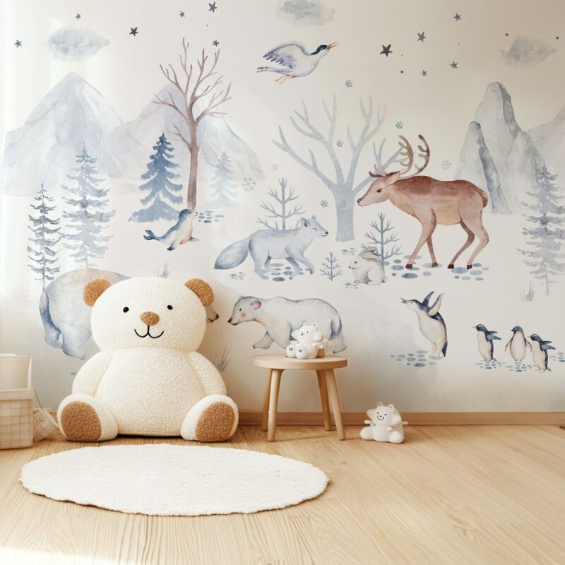 papier-peint-animaux-neige